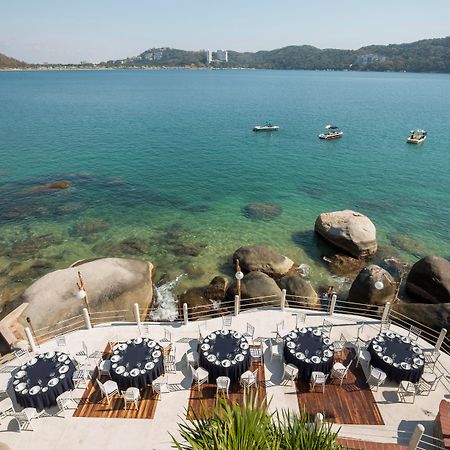 Hotel Camino Real Acapulco Diamante Exterior foto View of the bay from the resort